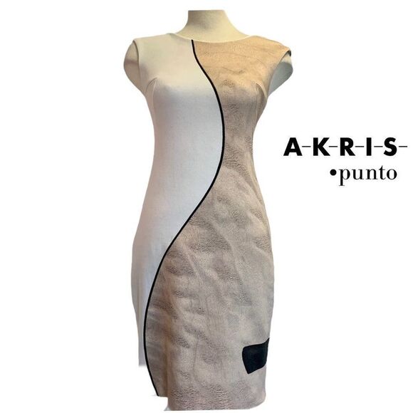 AKRIS PUNTO 2015 Fall Print Sleeveless Wear Sz 8 C - Picture 2 of 12